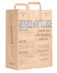 Recycled Paper Handle Bag