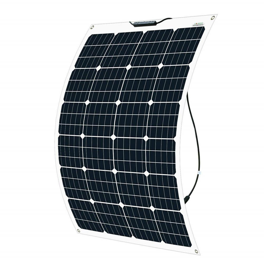 130W 12V Flexible Mono Solar Panel