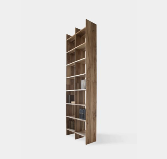 AGATA | Contemporary European Walnut Bookcase