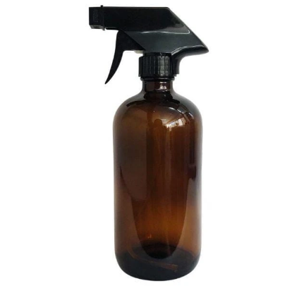 Amber Glass Bottle With Trigger