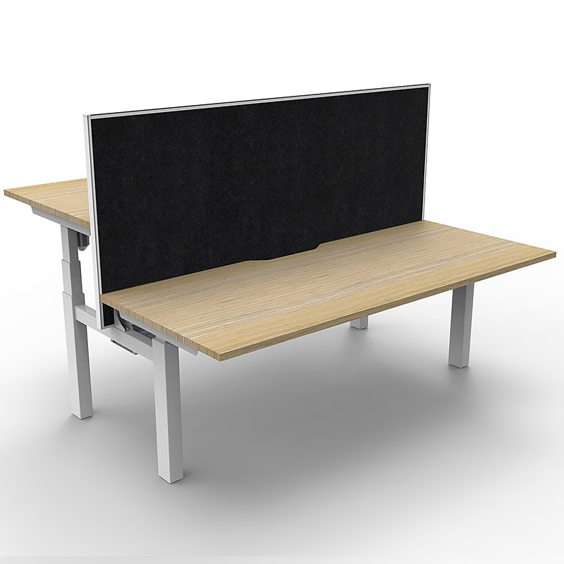 Arise Electric Height Adjustable Sit Stand Back to Back Desks Series 2 – with Screen Divider