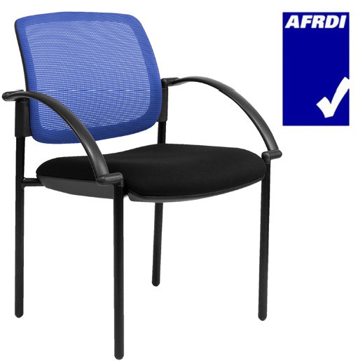 Atlas Mesh Back Visitor Chair, Available in 6 Mesh Back Colours
