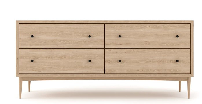 Atten 4-Drawer Wide Dresser