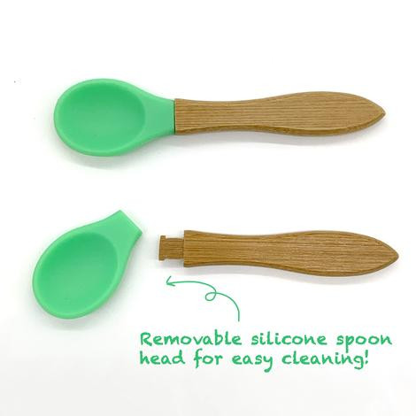 Backstock - Bamboo/Silicone Kiddy Spoons