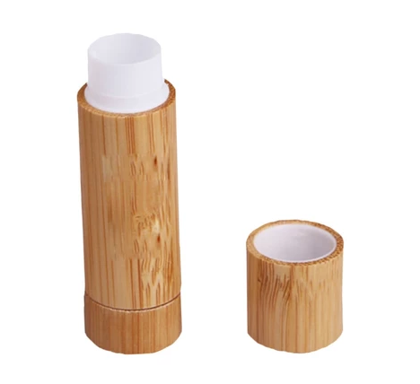 Bamboo Lip Balm Container