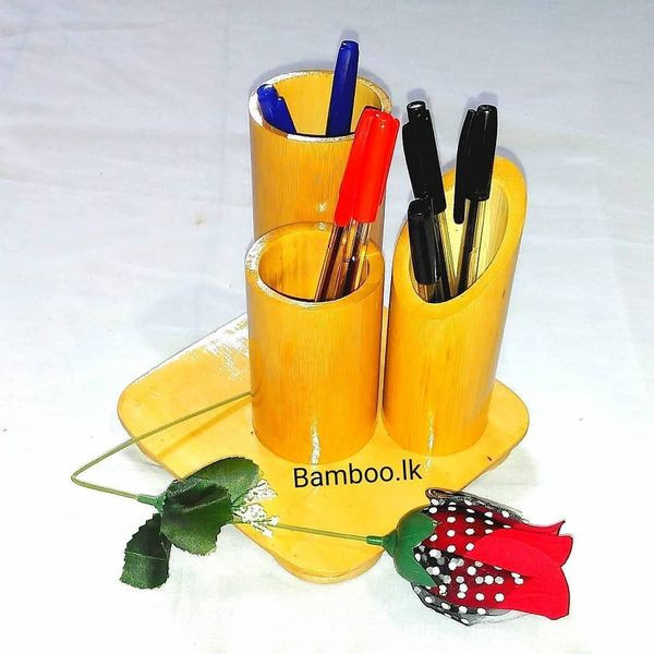 Bamboo Pen Holder