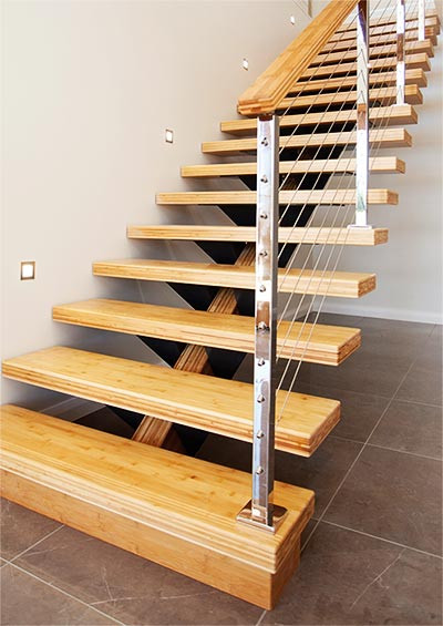 Bamboo Staircases