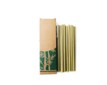 Bamboo Straw 10 Pack