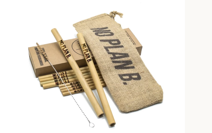 Bamboo Straw Eco Pack