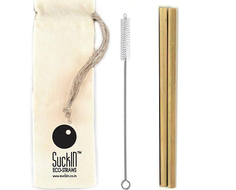 Bamboo Straws- Pack of 2