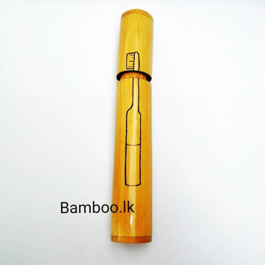 Bamboo Toothbrush Holder