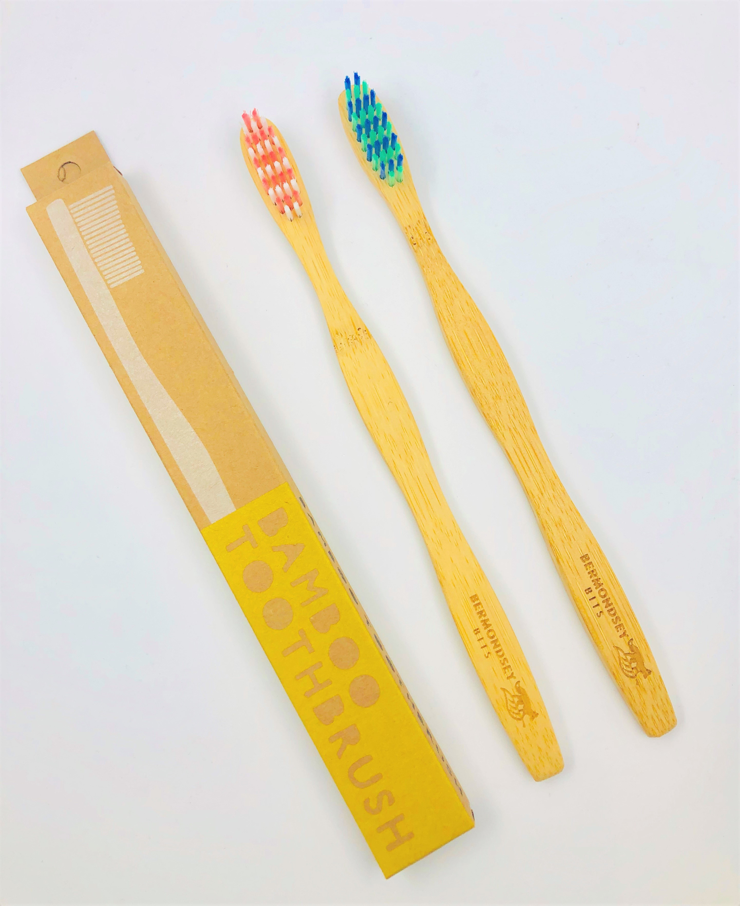 Bamboo Toothbrush (Medium-bristled, 19.5cm)
