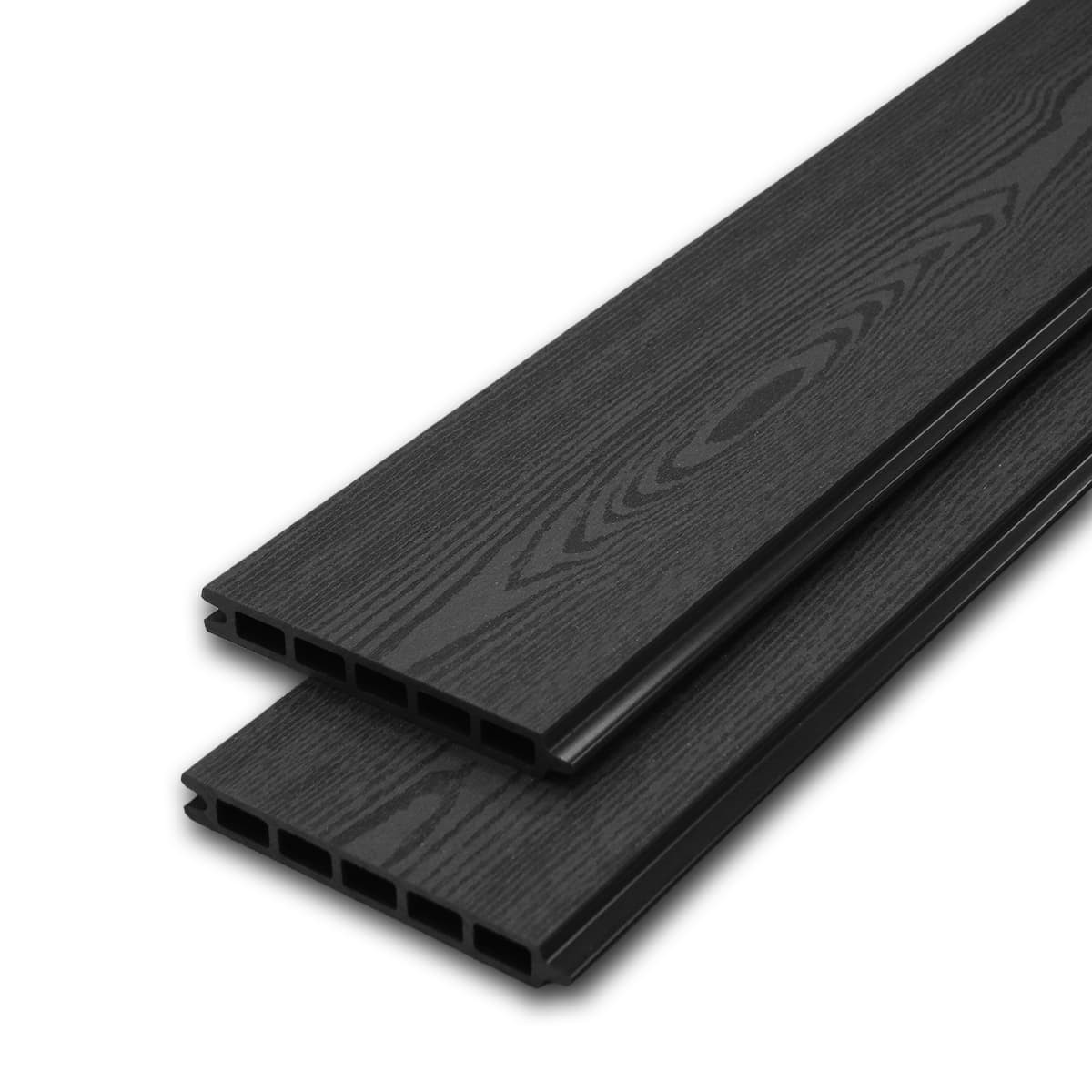 Black Ash Composite Fencing Board – Tongue & Groove 1.85M