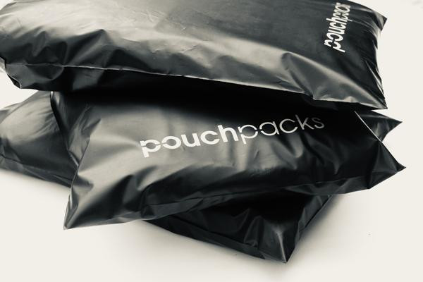 Black Pouch Mail Bag Packaging