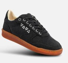 Black Vegan Organic Hemp Shoes