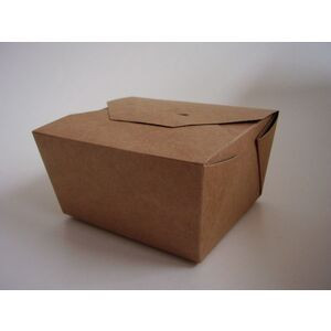 Brown Compostable Leakproof Food Carton