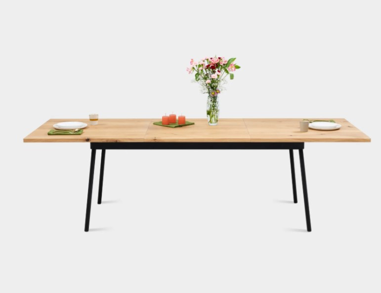 BUTTERCUP | Mid Century Modern Extendable Dining Table Inspired In Oak