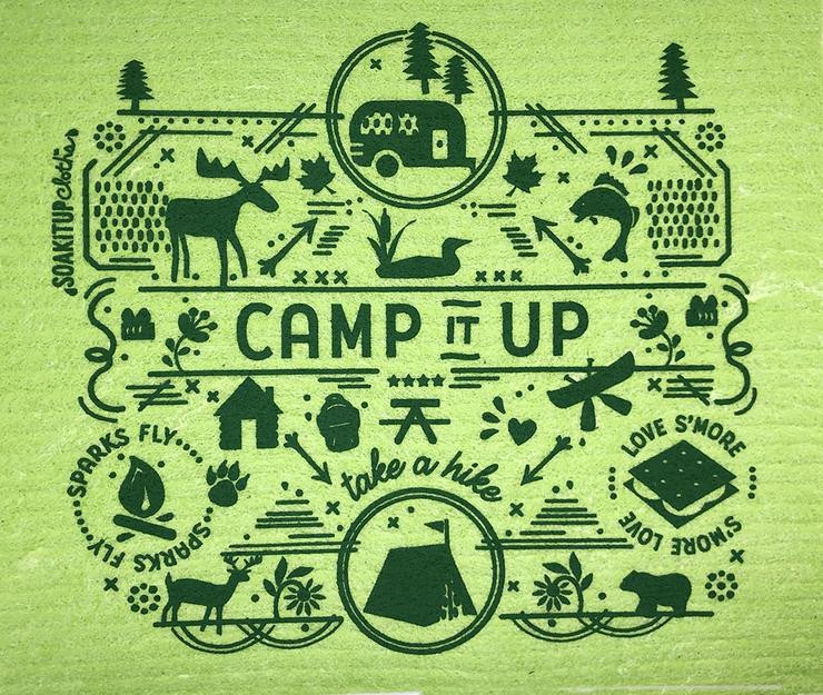 Camp it Up- Swedish Dish Cloth