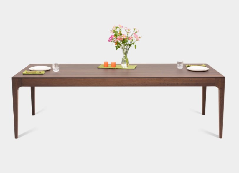 CAROLINA | Contemporary Smoked Oak Dining Table