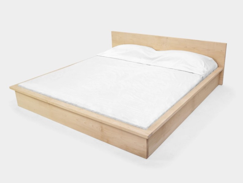 CASSIE | Minimal Bed Frame Handmade Maple