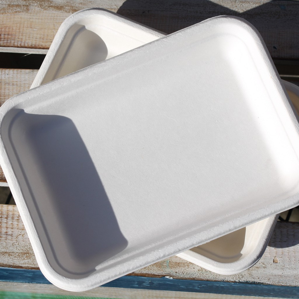 Compostable food trays.