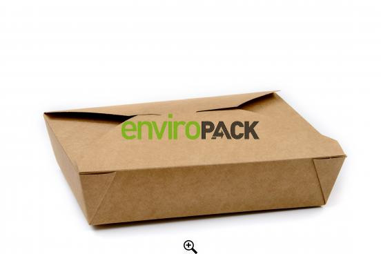 Compostable Paperboard Food Boxes #2 Kraft