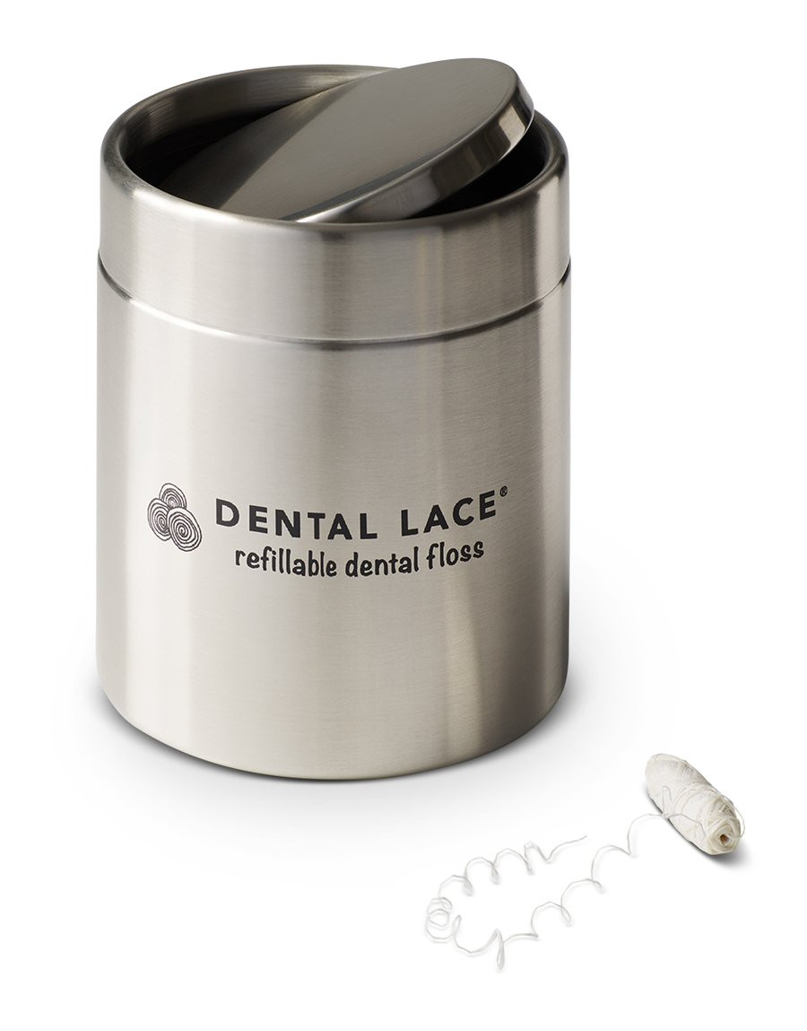 Dental Lace Tiny Compost Bin (5 inches high!)