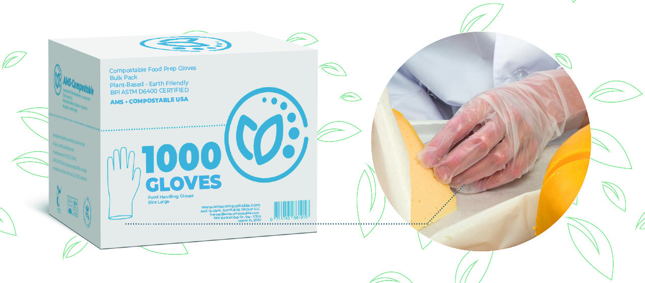 Disposable Compostable Gloves