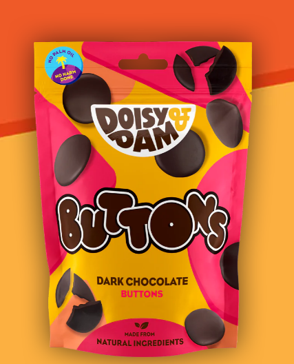 Doisy & Dam Dark Chocolate Buttons