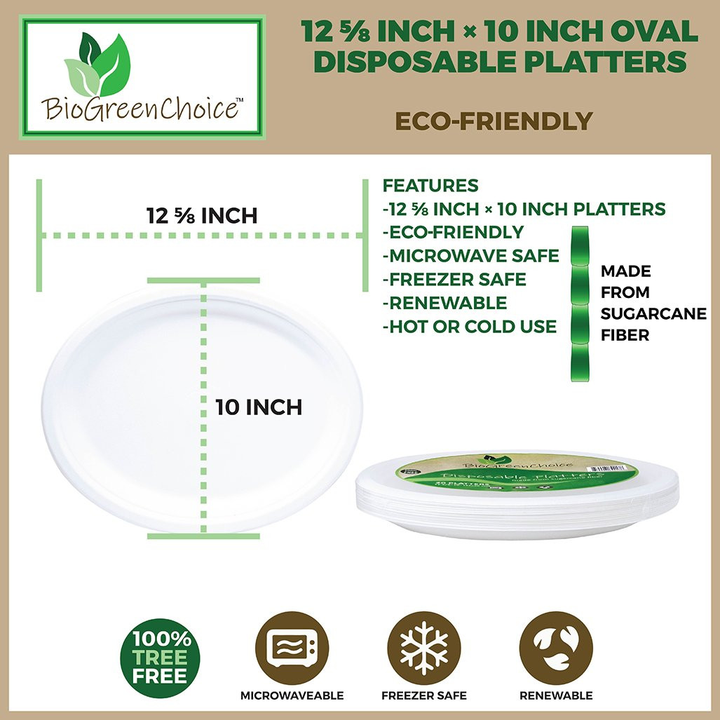 Eco-Friendly Disposable Platter