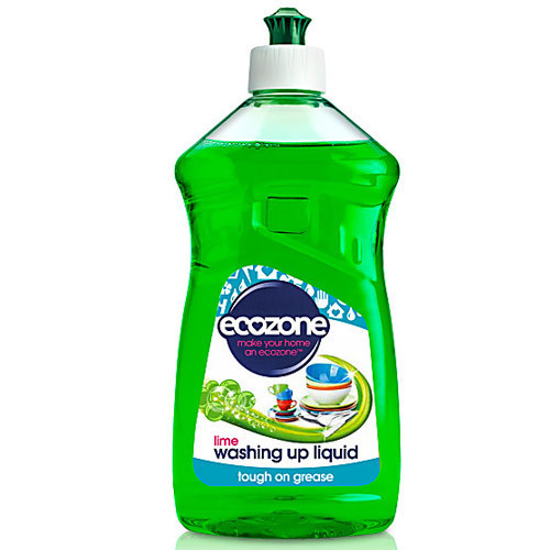 Eco-Friendly Lime Washing Up Liquid, Long-Lasting Concentrated Formula