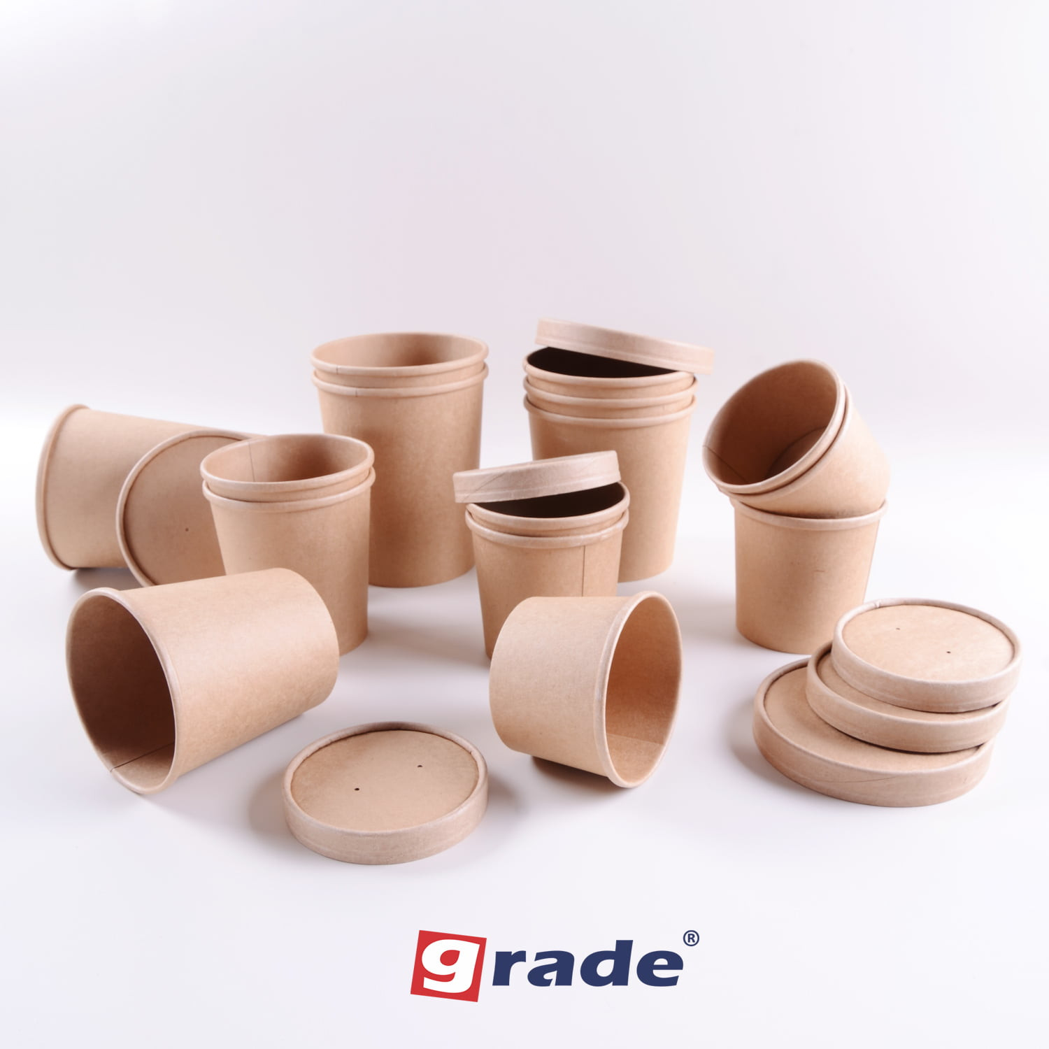 EcoBrown Paper Cup with Lid