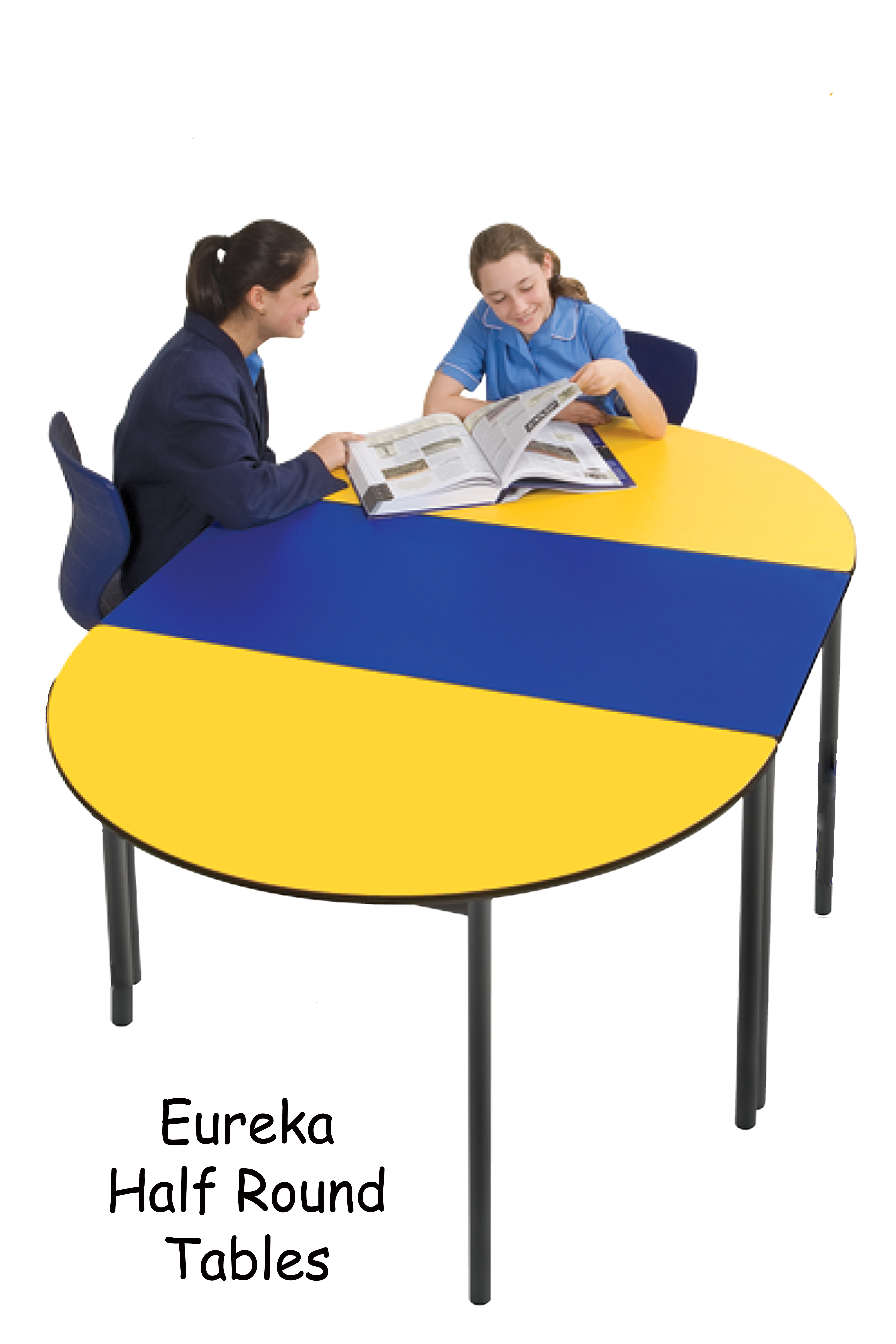 EUREKA HALF ROUND TABLE