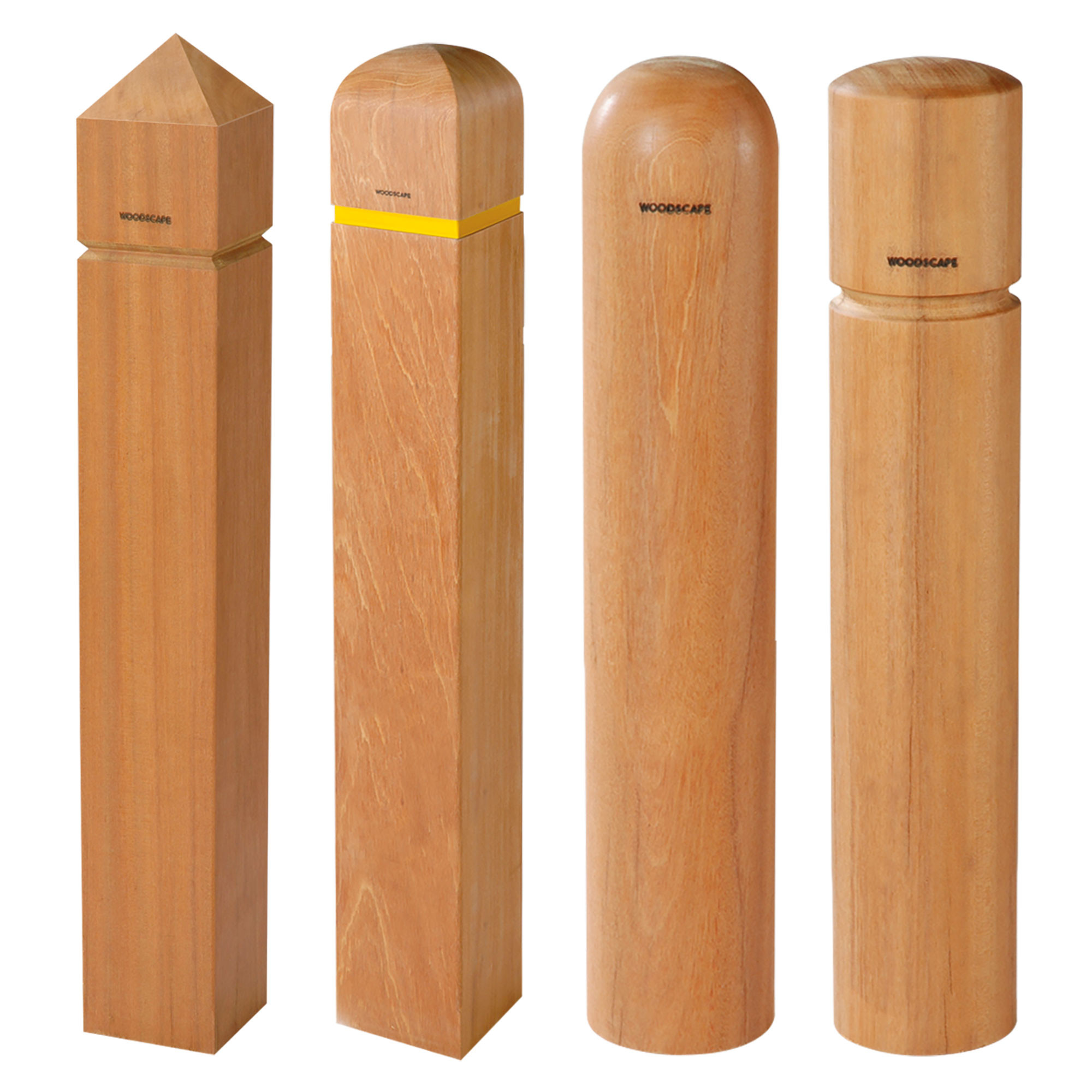 Fixed Hardwood Timber Bollards