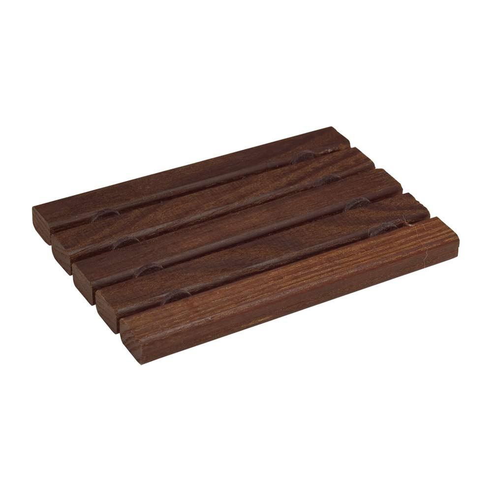 Flat Wooden Soap Dish – Oiled Thermowood