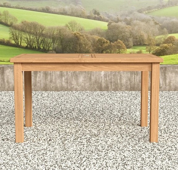 Garden Teak Rectangular Table - available in sizes from 6 to 16 Seater