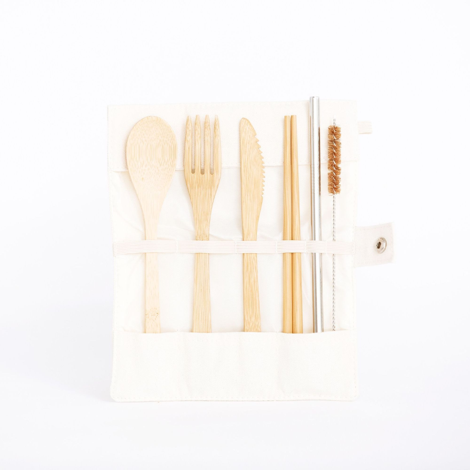 Go for Zero - Bamboo Cutlery Travel Pouch