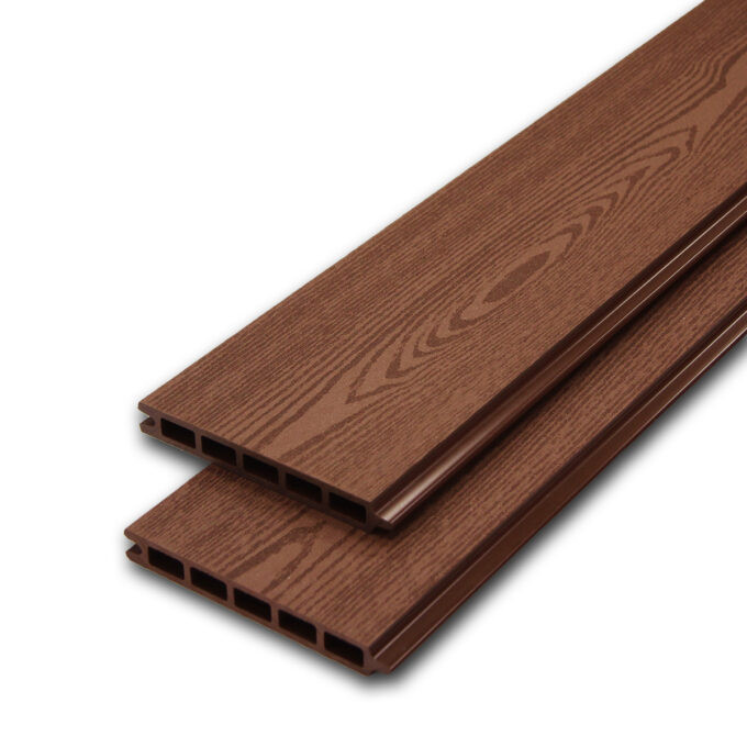 Golden Oak Composite Fencing Board – Tongue & Groove 1.85M