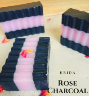 Hrida Rose Charcoal Bar