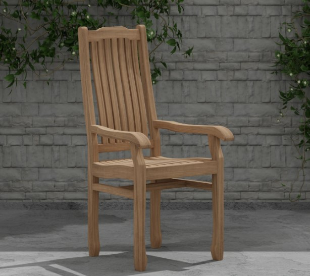 Kensington Teak Garden Carver Chair