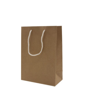 Kraft Gift Bags With Two Rope Handles (Reinforced Top & Base) #S