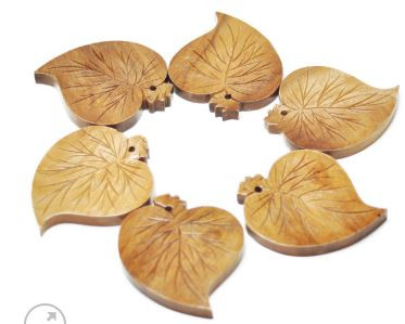 Leaf Wooden Coaster