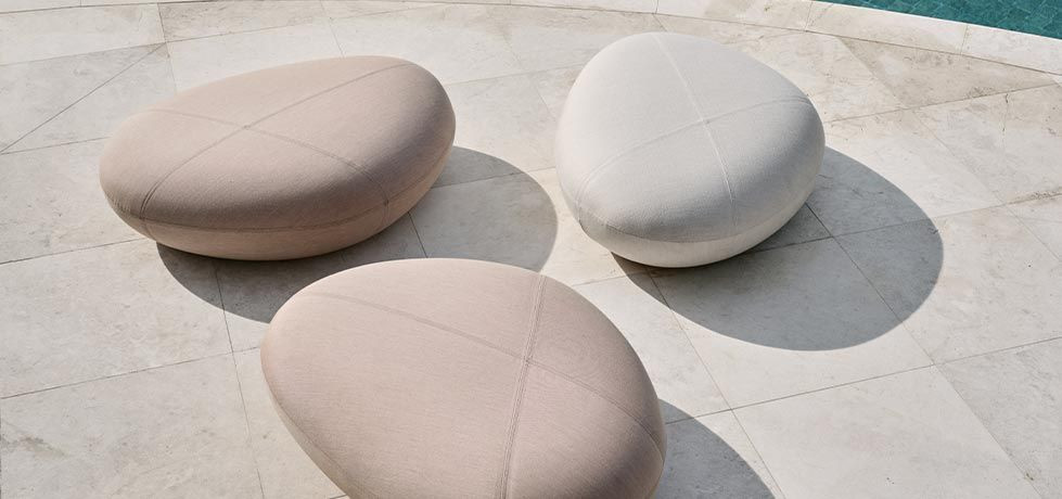 Lode Outdoor Ottoman - Large