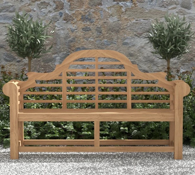Lutyens Teak Garden Bench