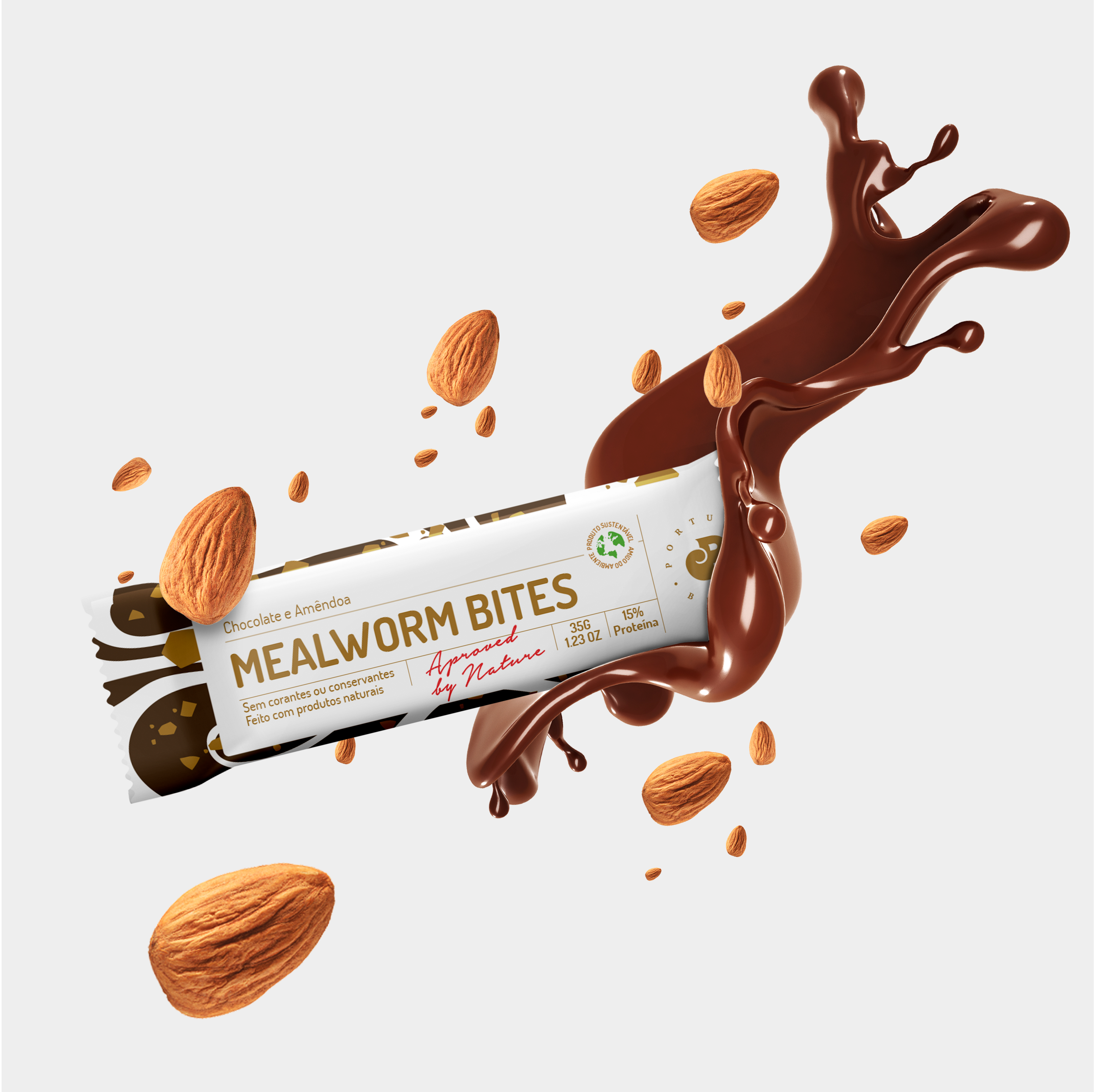 Mealworm Bites - Chocolate and Almond (Pack 6)