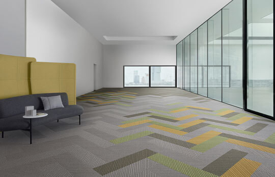 Modular Carpet Tiles with Desso EcoBase® backing
