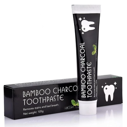 Natural Activated Bamboo Charcoal Whitening Toothpaste