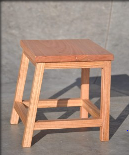 Off Center Low Stool