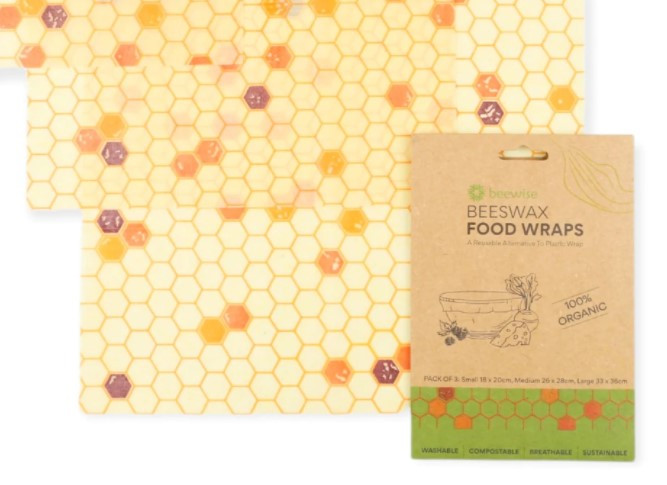 Organic Beeswax Food Wraps Set