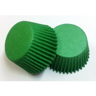 Paper cake cases green